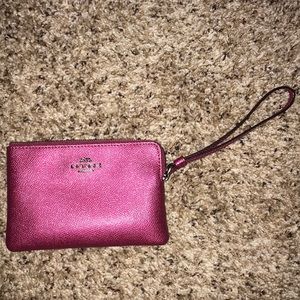 Coach Pink Wristlet